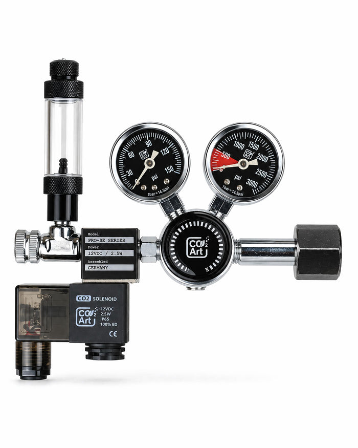 PRO-SE Series - Двостепени CO2 регулатор за акваријум са уграђеним соленоидом